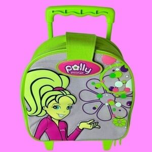 Rare Polly‎ Pocket Rolling Suitcase Storage Carrier